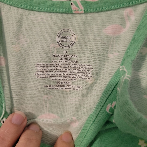 Wonder Nation 3T Flamingo Jumper with Pockets - Picture 3 of 4